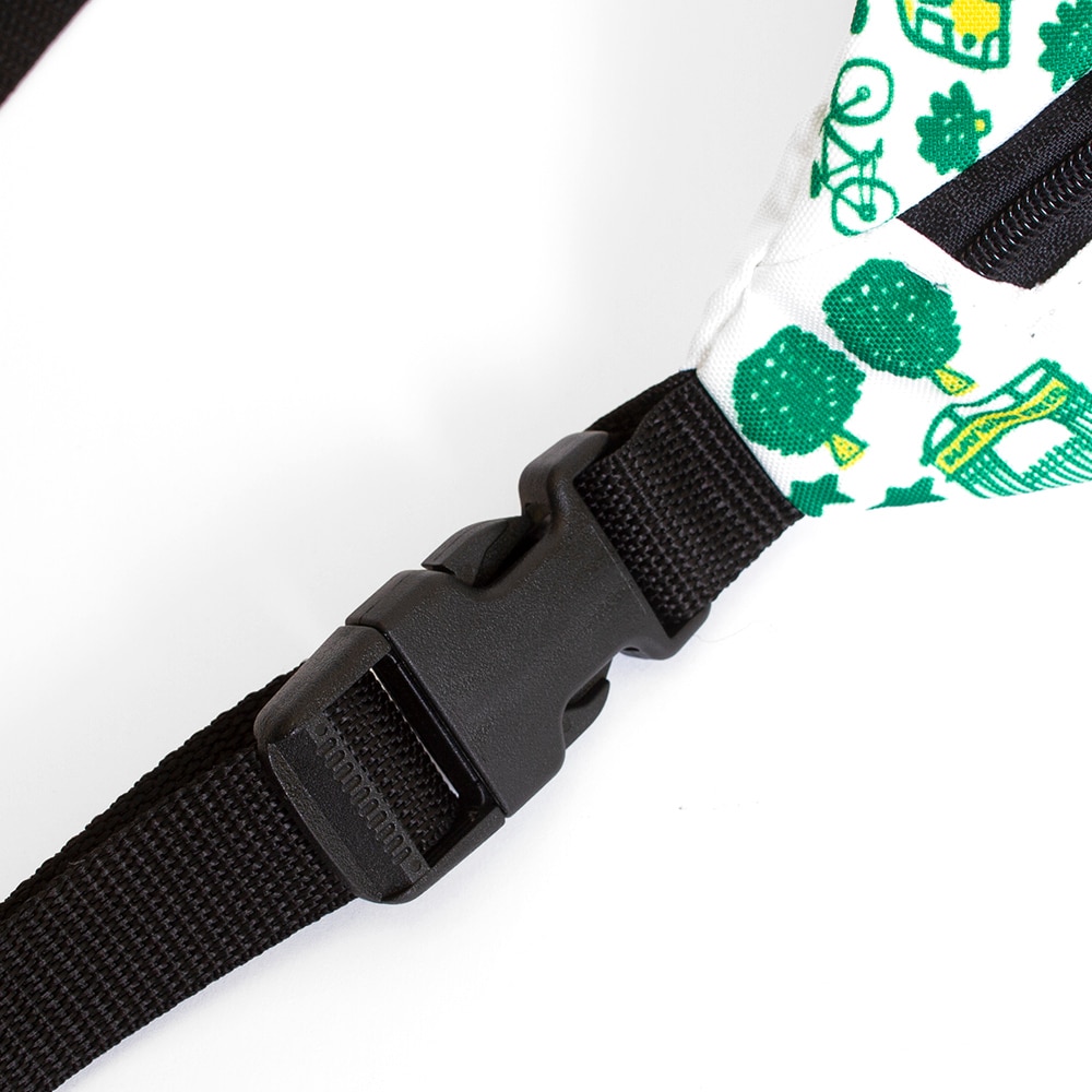 Interlocking UO, Neil, White, Fanny Pack/Bum Bag, Accessories, Unisex, Julia Gash, 708492